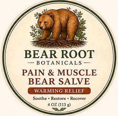 Pain & Muscle Bear Salve 4 oz